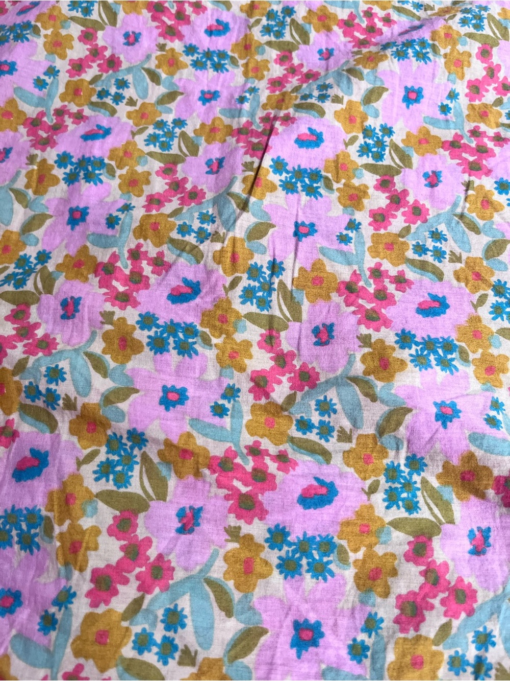 NATURAL LIFE Mix and Match Pastel Floral Cotton Sheet Set - Picture 5 of 16